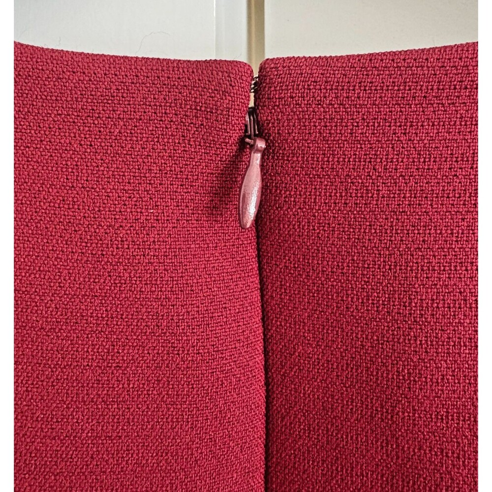 J Crew Dress Womens Size 2 Sheath Burgundy Fully Lined Short Sleeve Career NWT - Picture 5 of 8